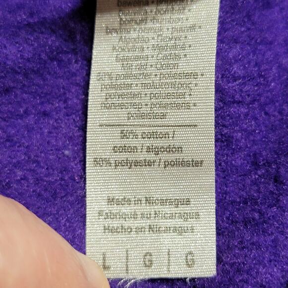 Gildan Purple Pullover Hoodie Axolotl "Own Your Magic" - Size Large - Picture 5 of 5